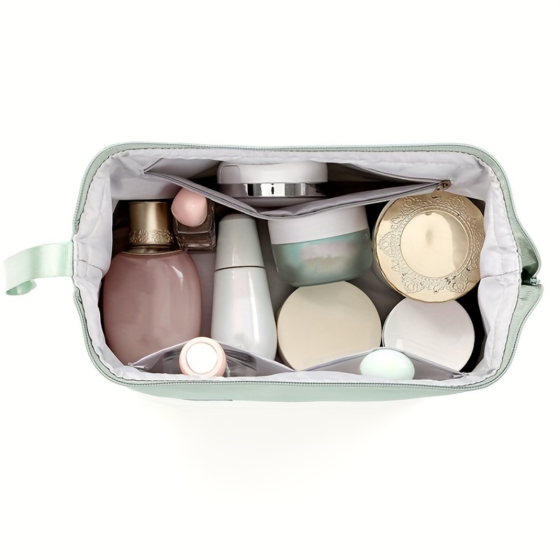 Large Capacity Double Layer Makeup Bag Brush Organizer - Temu