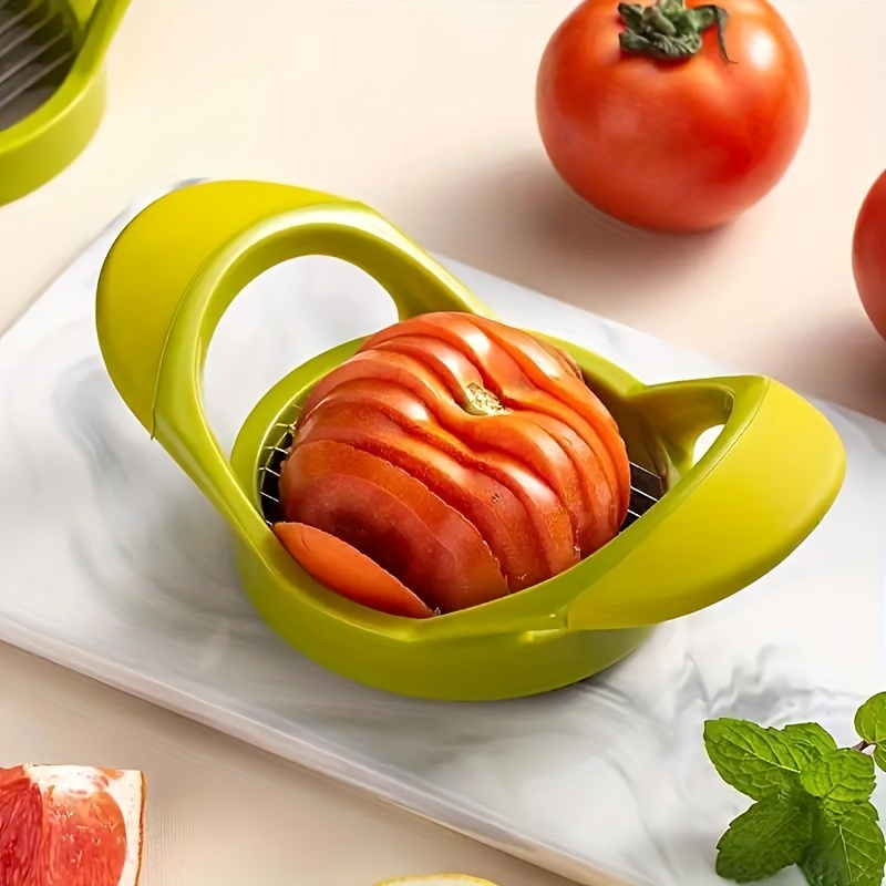 1pc Lemon Slicer, Multifunctional Fruit & Vegetables Cutting Knife, Round  Lemon & Egg Slicing Tool, Handheld Onion & Tomato Slicer For Home Kitchen  Use