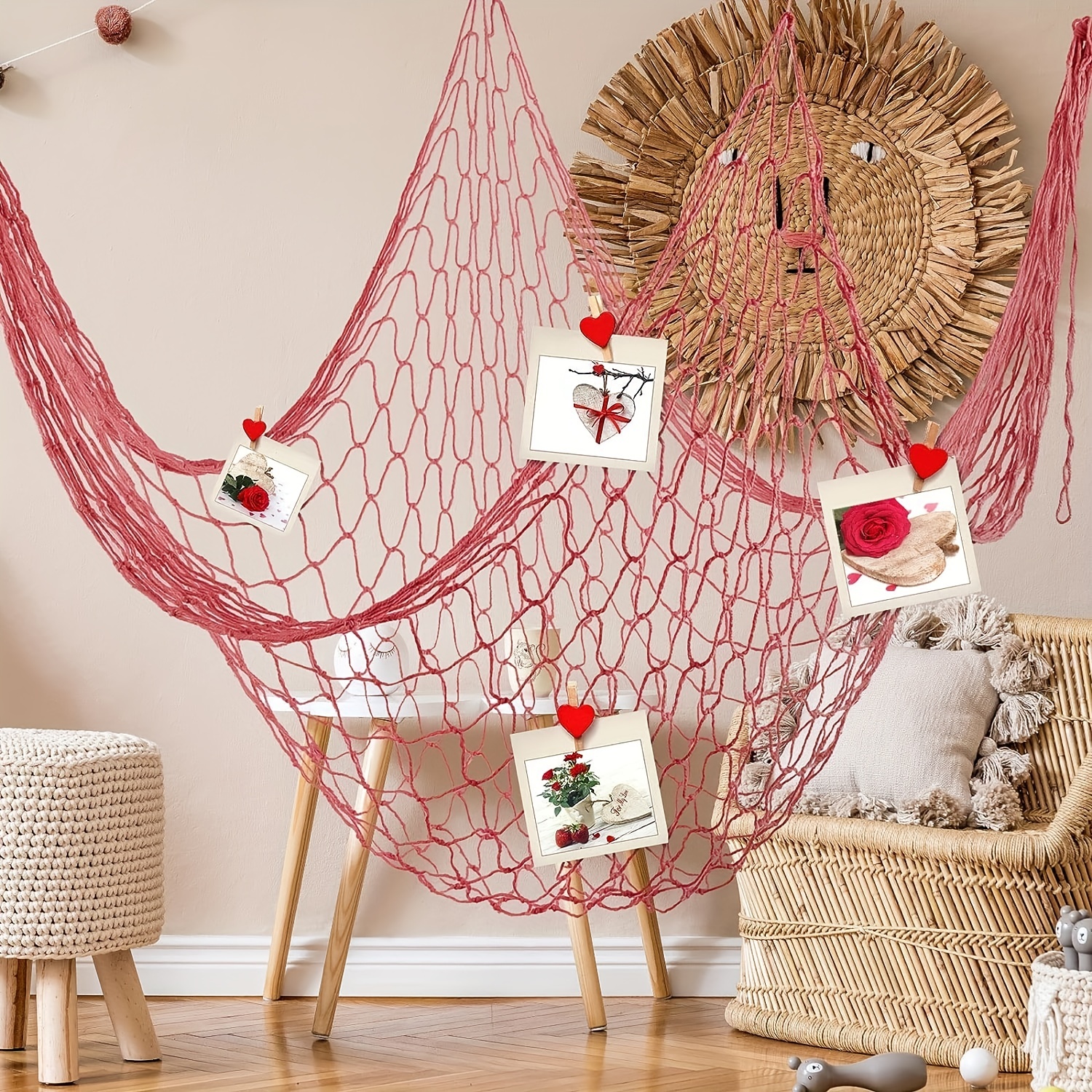 Fishing Net Beach Theme Decor for Party Home Living Room Bedroom