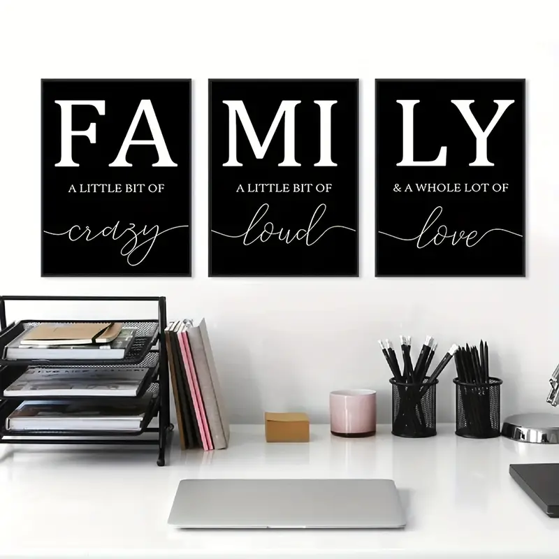 3pcs set frameless home decoration luxury living room pictures decorative paintings minimalist poster canvas wall art family writing no frame details 3