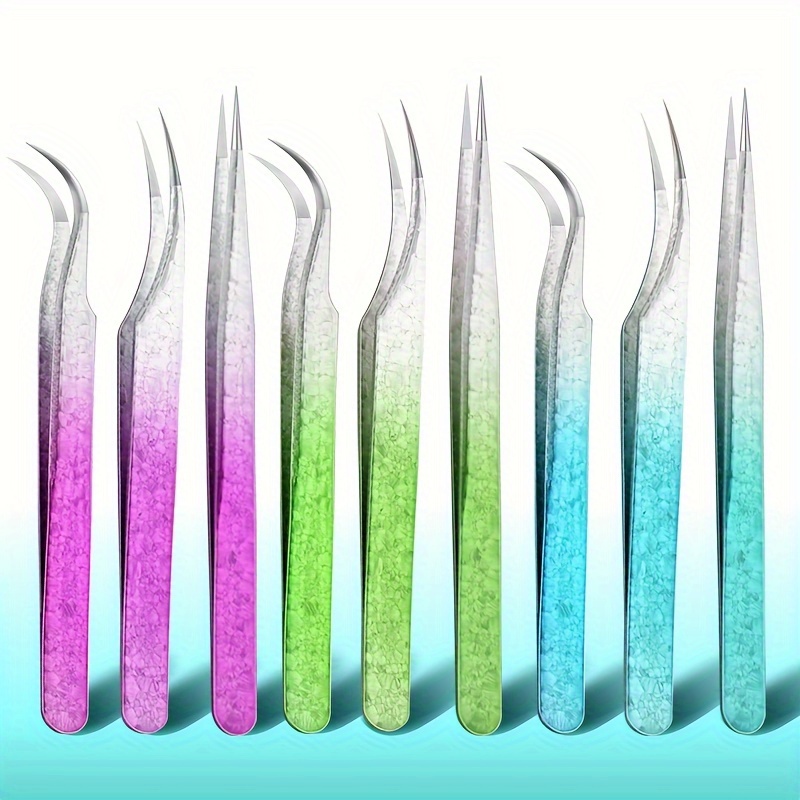 

3 pièces Ensemble de pinces à sourcils en acier inoxydable de - Outils de manucure de sourcils parfum et de microblading pour le 'objets fins et l'épilation