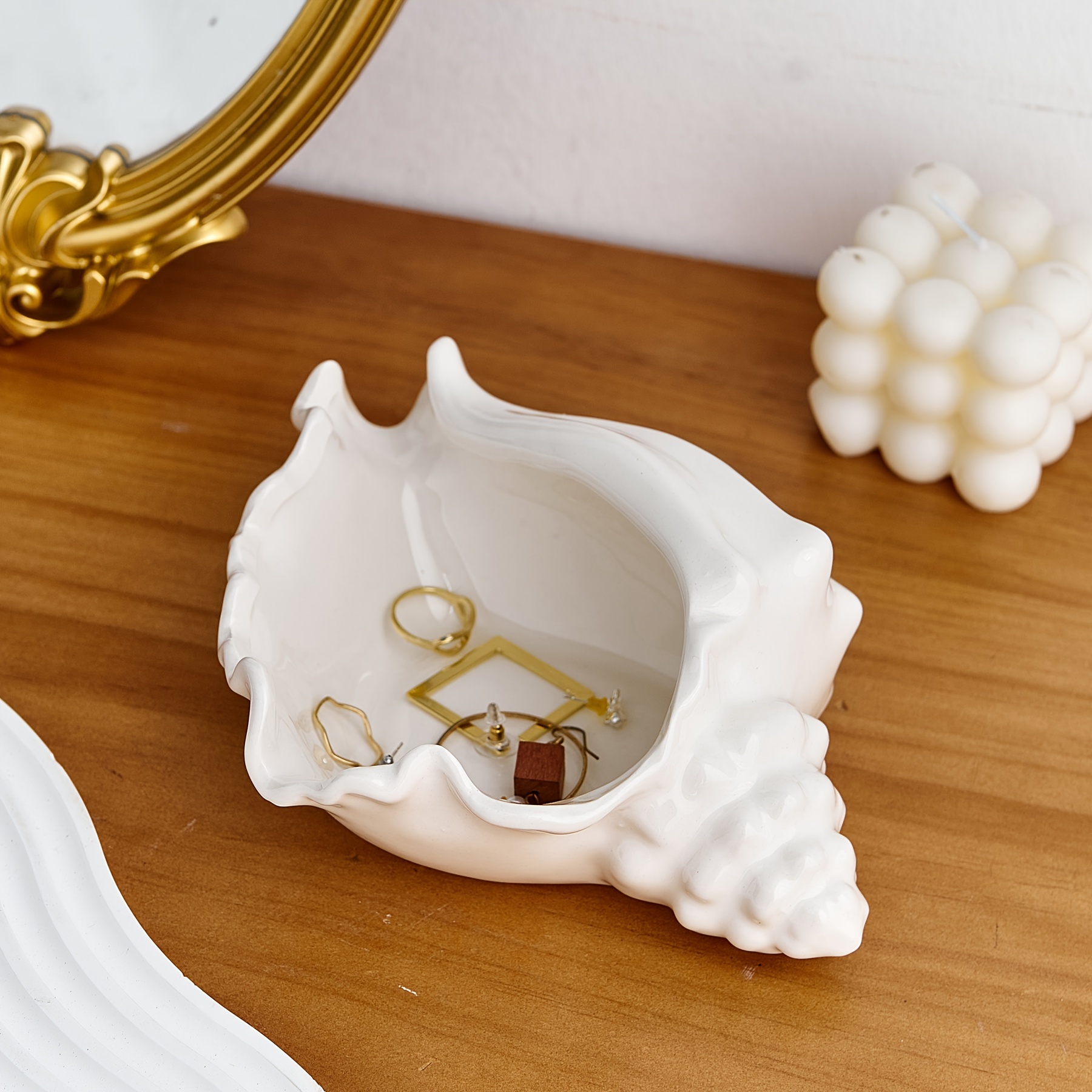 Seashell Footed Dish, Be Home