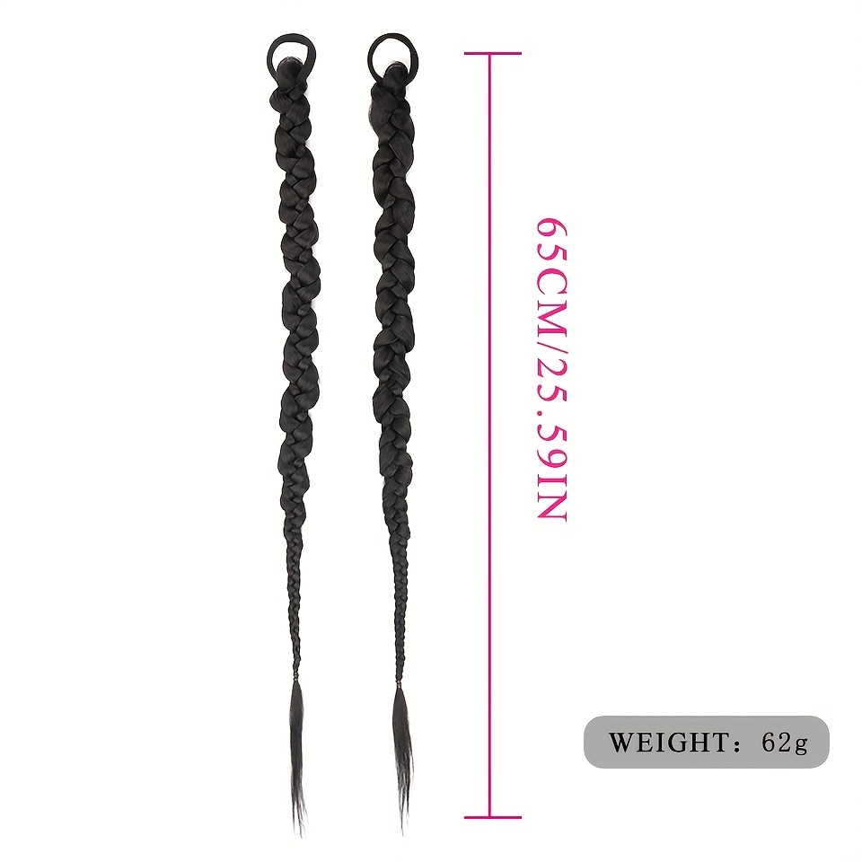 Y2K Twist Braid Ponytail Extensions for Women