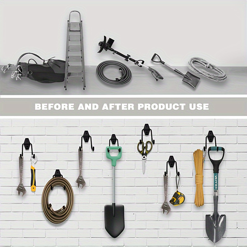 garage hooks utility steel heavy duty garage storage hooks Temu