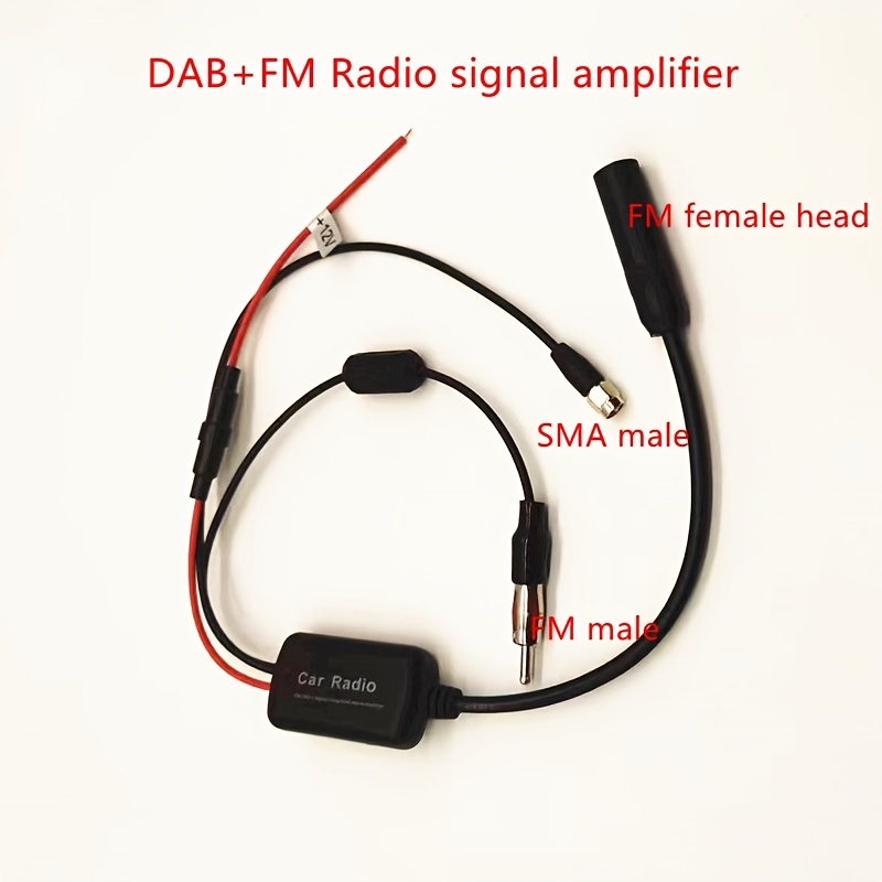 Amplificateur De Signal D'antenne D'autoradio Digital DAB + - Temu