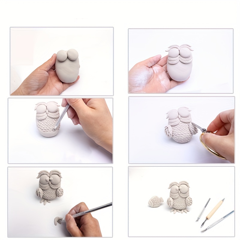 M02466 MOREZMORE Sculpey Air-Dry Porcelain Clay 1.1 lb 500 g Polyform