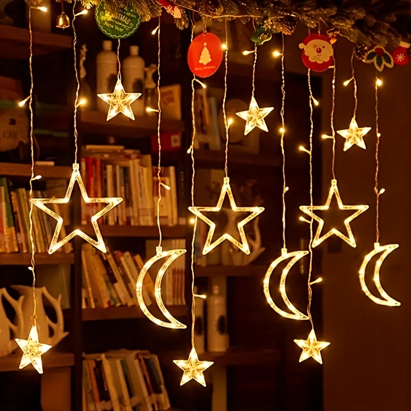 cshare Decoration Ramadan 2022 Guirlande lumineuse LED, 10 m 100 LED Fil  Micro Guirlande lumineuse Décoration de Noël Guirlande lumineuse à piles AA  pour fête, jardin, Noël,mariage(blanc chaud) : : Luminaires et