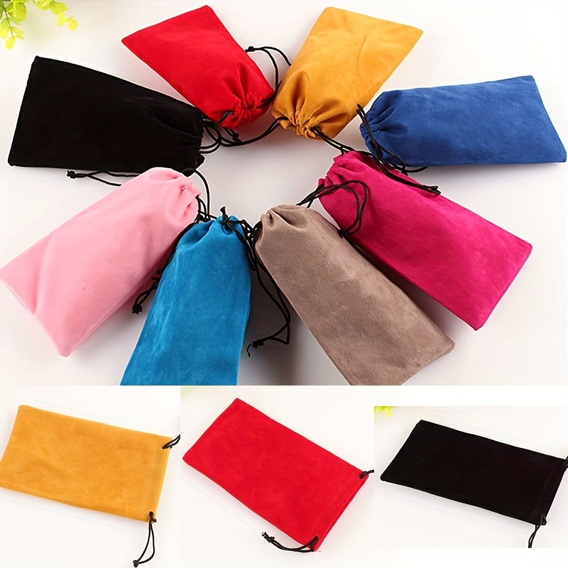 1pc Retro Style Double Satin Jewelry Bag 5 Colors Optional Jewelry