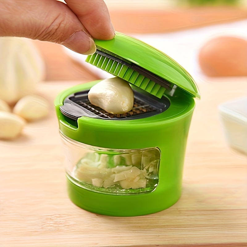 Kitchen Gadgets Mini Garlic Chopper creative Garlic Press Slicer Garlic  Dicer Grater