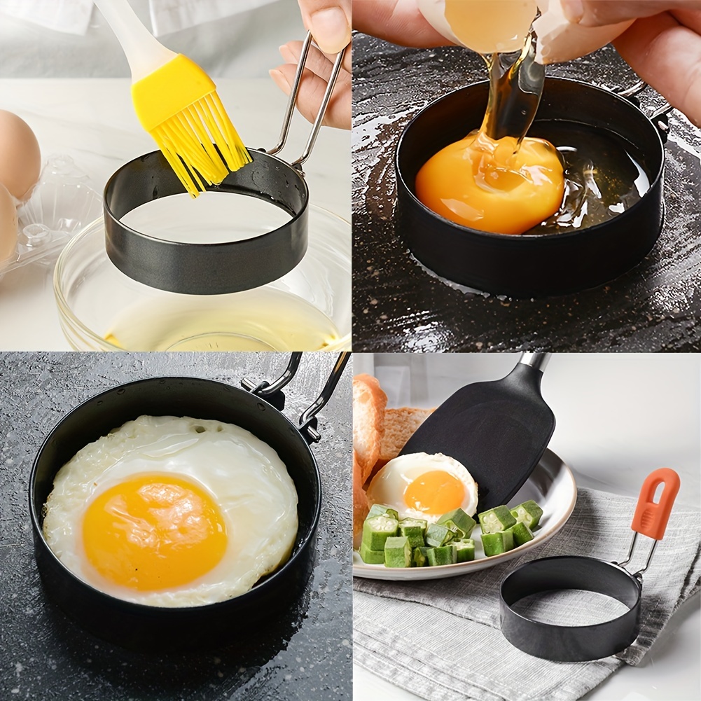 Egg Mold Egg Ring Molds Fried Egg Mold Diy Fried Egg Mold - Temu