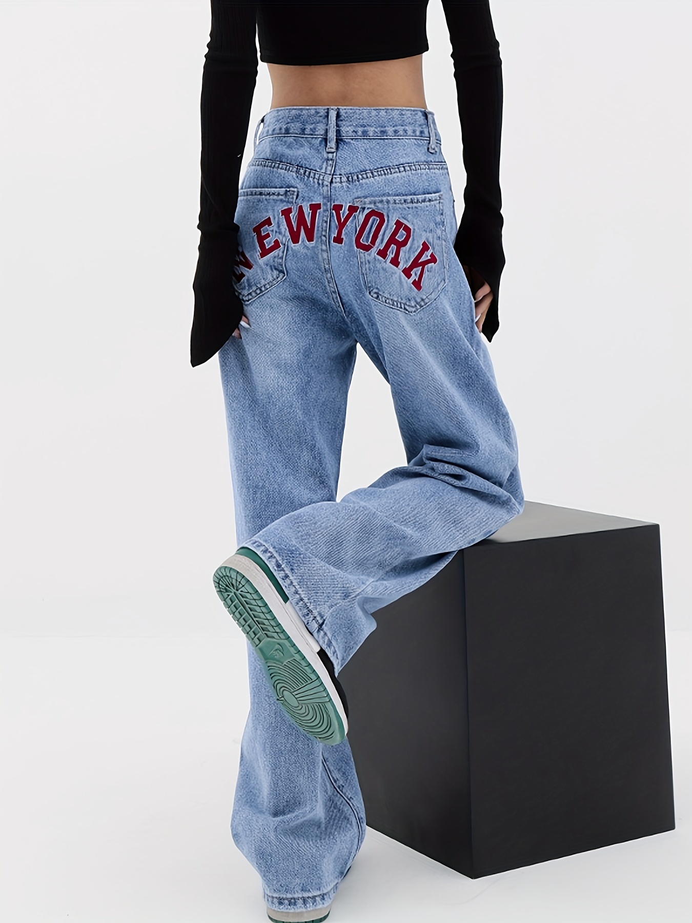 Y2k Clothing Jeans - Temu