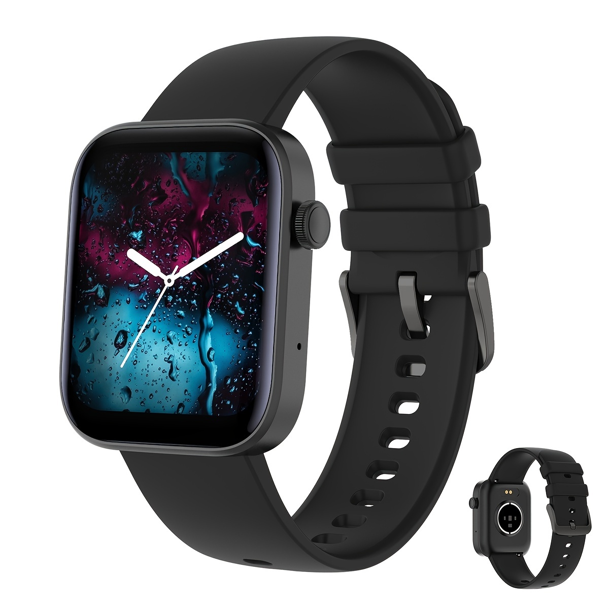  Reloj inteligente para mujer con rastreador de ejercicios:  reloj inteligente de llamadas Bluetooth de 1.83 pulgadas con monitor de  presión arterial de oxígeno en sangre compatible con Android Ios 100+ 