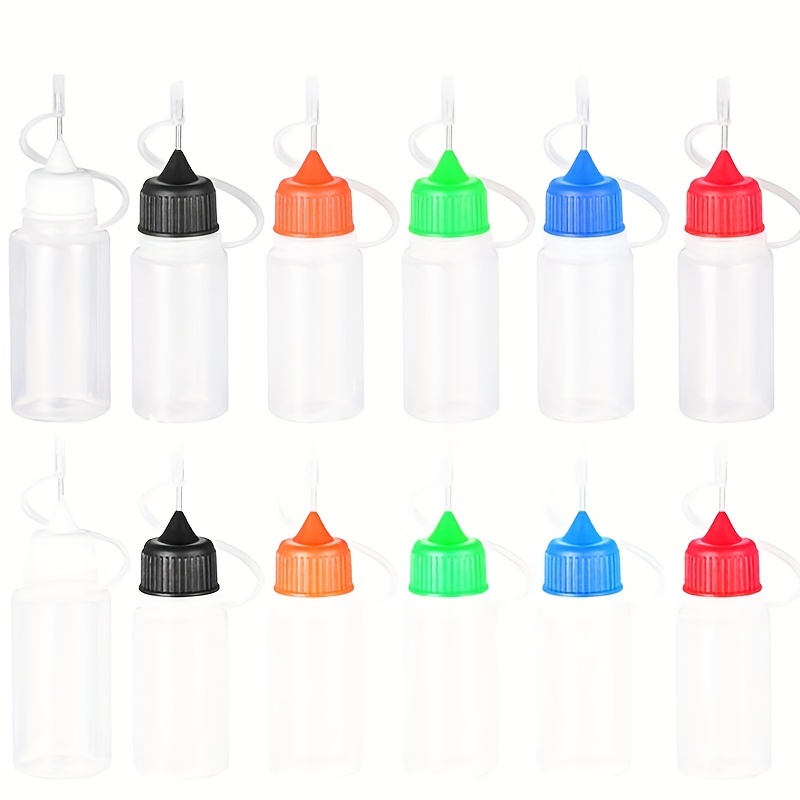 Cheap 6Pcs Applicator Bottles, 30ml Plastic Squeezable Dropper