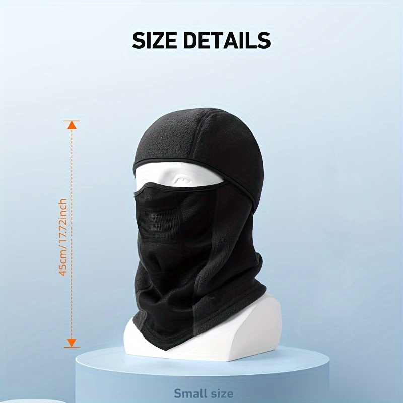 Balaclava Ski Mask Winter Face Cover Warmer Windproof For Skiing, Outdoor  Work, Riding Motorcycle & Snowboarding