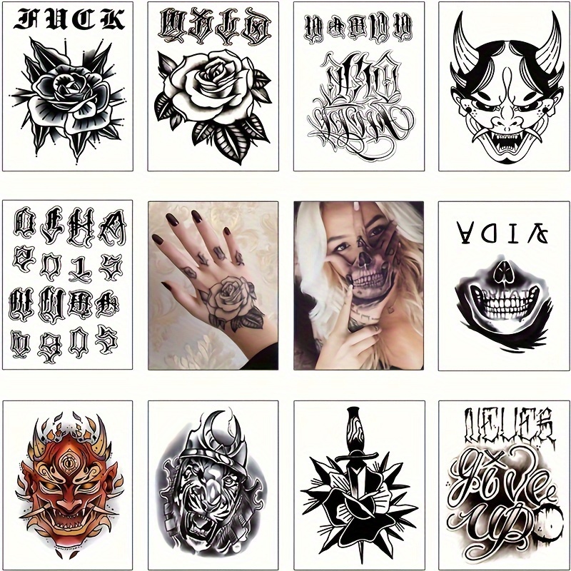 Tatuagem Old School nas Mãos  Hand tattoos for guys, Tattoos for guys,  Knuckle tattoos