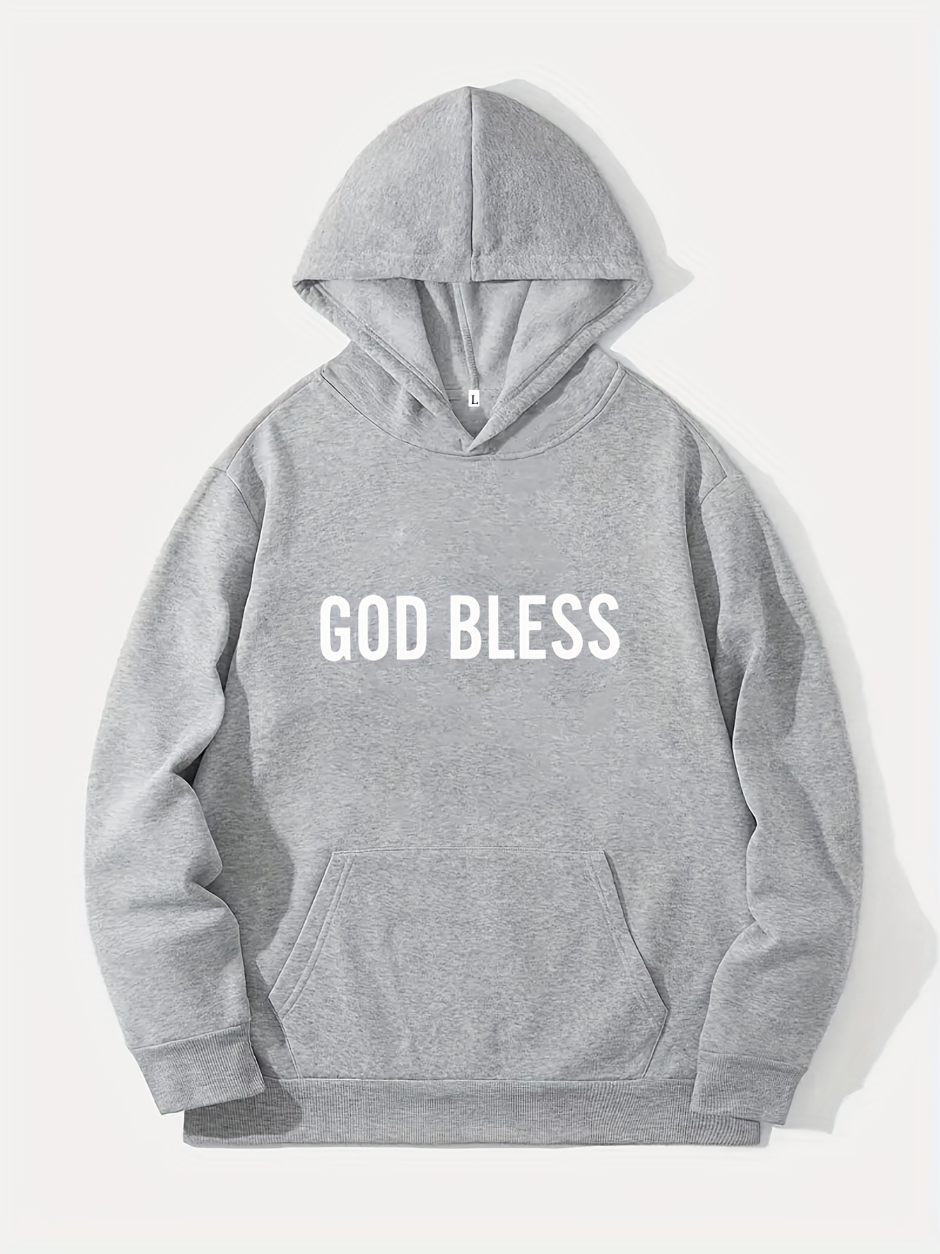 God Bless You Print Hoodie Hoodies For Men Men S Casual Pullover