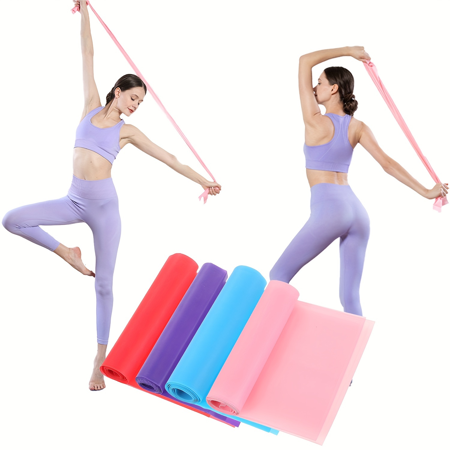 Exercise Band For Physical Therapy - Resistance Stretching Strength Yoga  Band