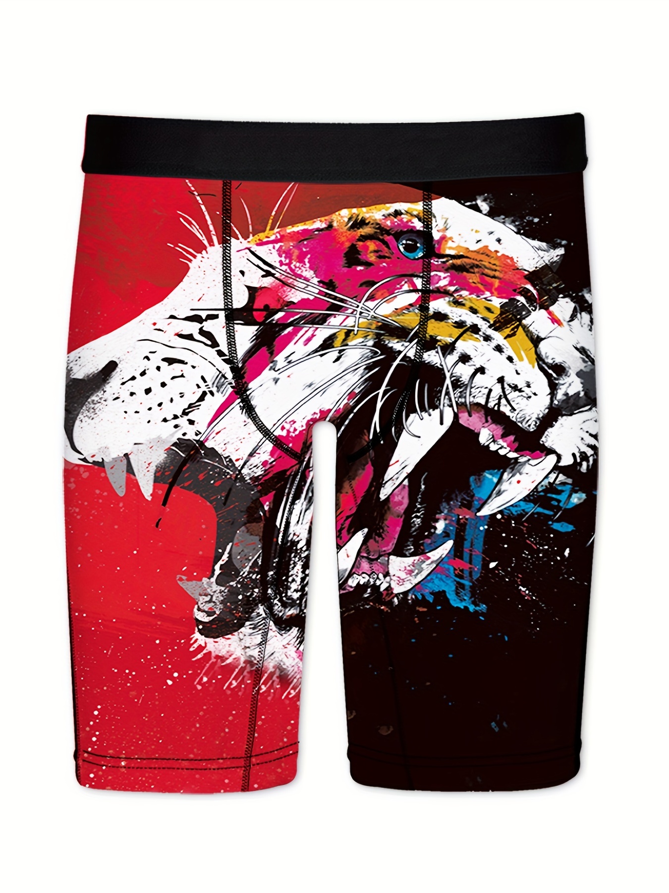 Snacks Print Men's Boxer Briefs Shorts Breathable Comfy Long - Temu Canada