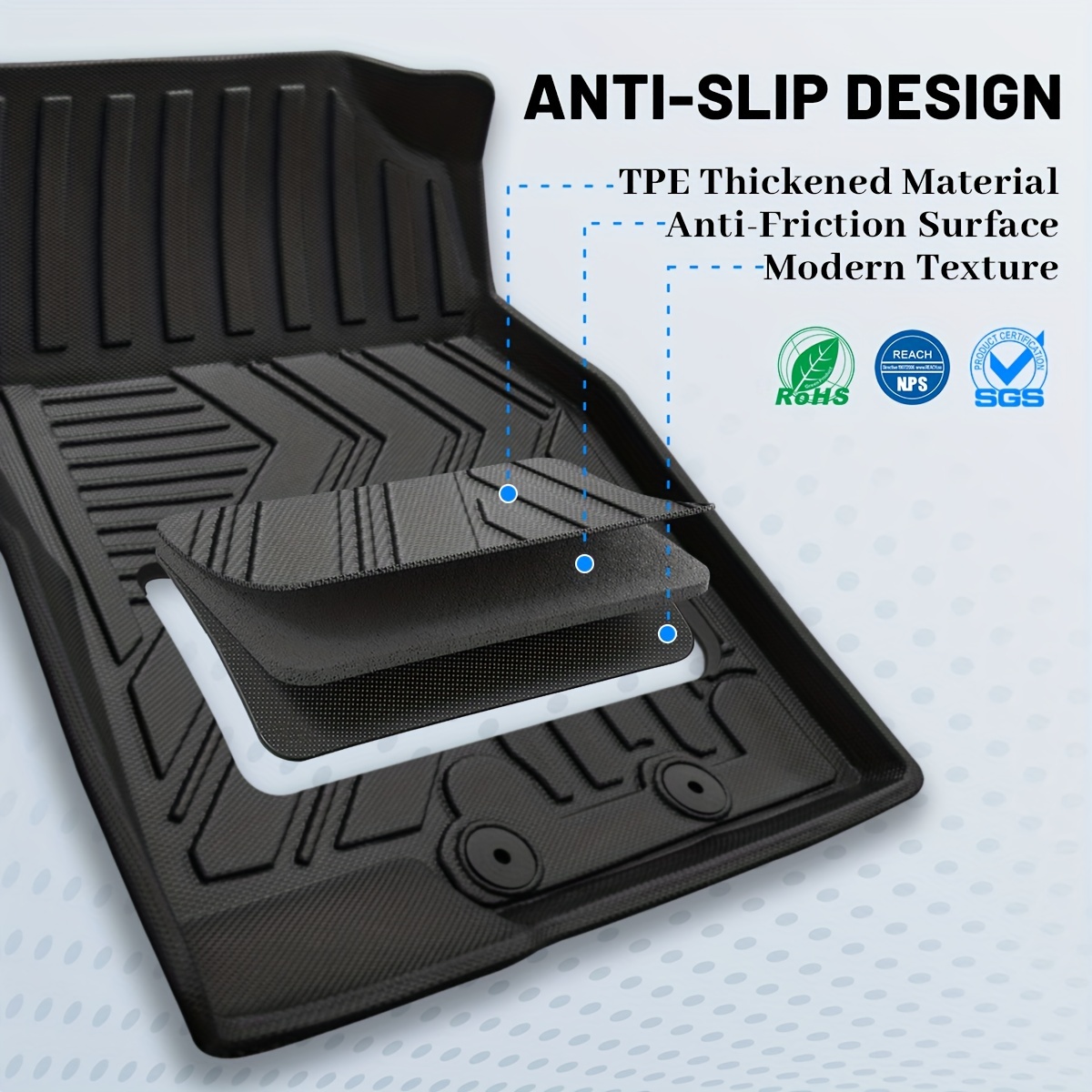 Vanseno Floor Mat Suitable For Custom All weather Car Mats - Temu