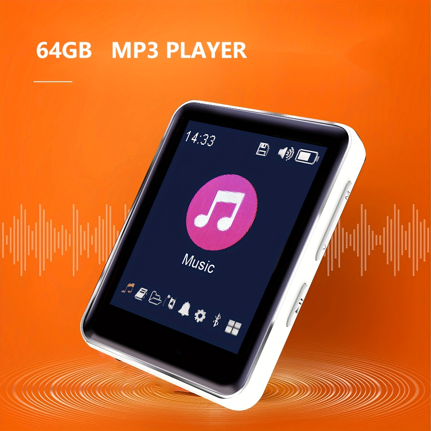 64gb Lossless Music Mp3 Player Portable Music Player - Temu