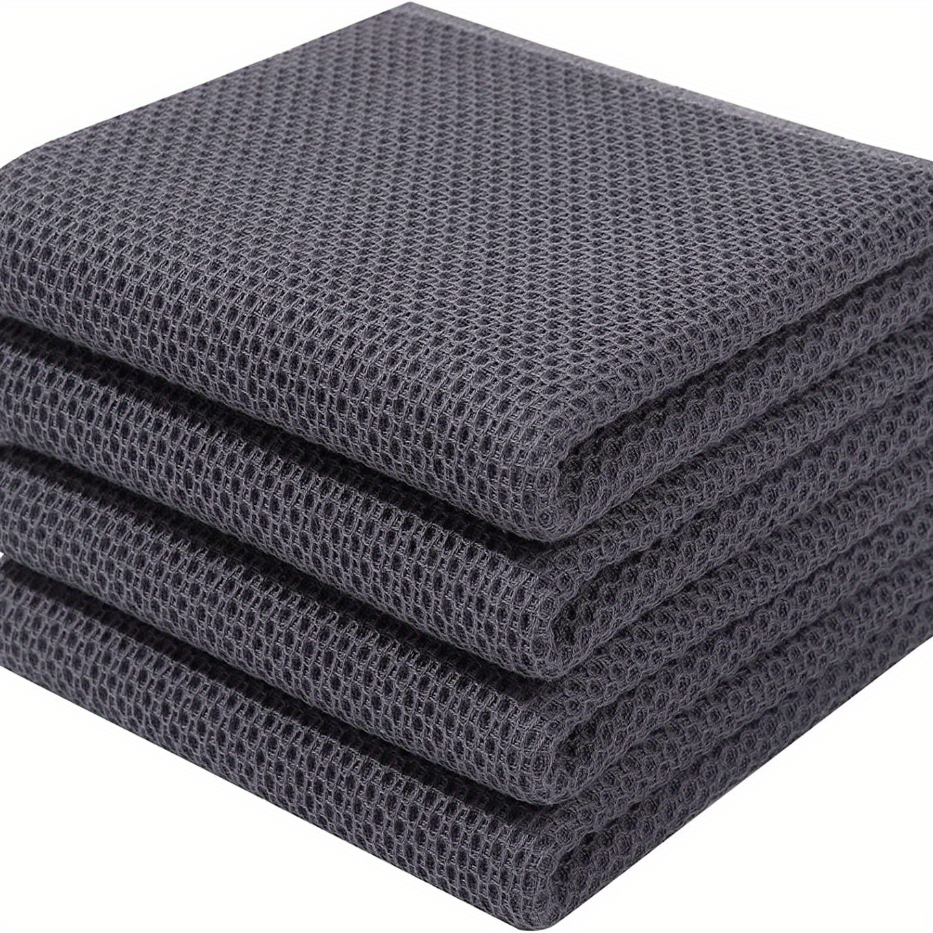 12-Pack Absorbent and Super Soft Microfiber Dish Cloths Waffle
