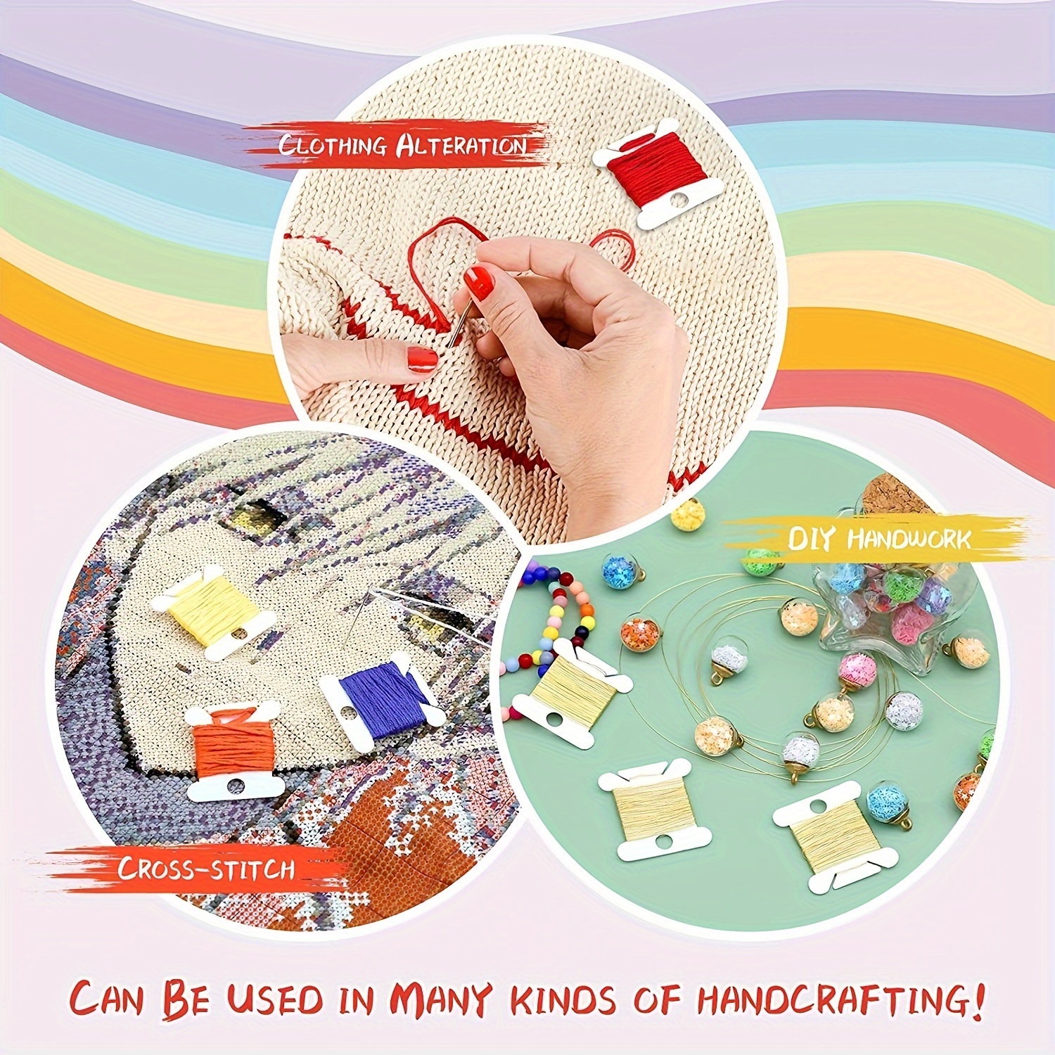 Embroidery Floss Bobbins Embroidery Floss Organizer Plastic - Temu