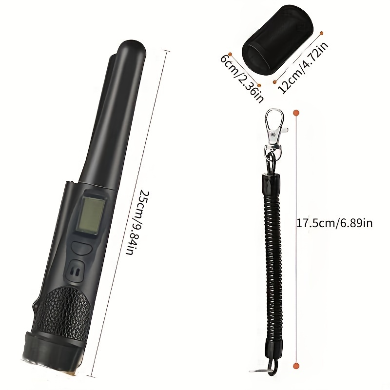 Metal Detector Pinpointer, Professional Waterproof Handheld Pin Pointer  Wand, Search Treasure Pinpointing Finder Probe with 9V Battery for Adults
