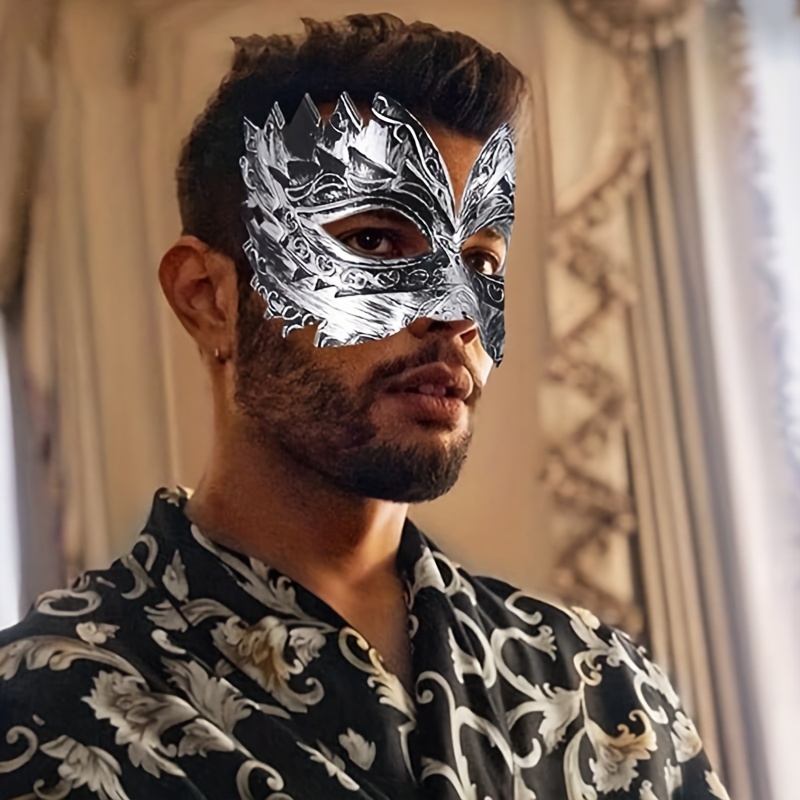 Máscara veneciana vintage para hombre, disfraz del fantasma de la ópera,  Mardi Gras, máscara para hombres adultos para fiesta, baile de graduación