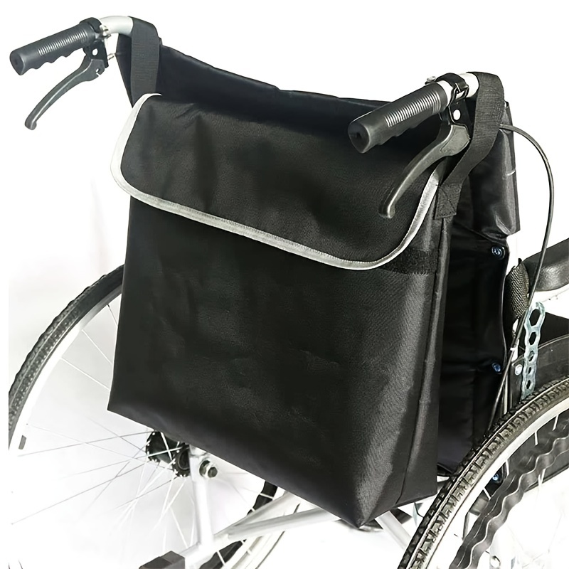 1pc Wheelchair Accessories Bag, Wheelchair Shopping Bag, Mobility Bag,  Storage Bag, Big Handle Scooter Walker Frame Storage Bags Car Accessories