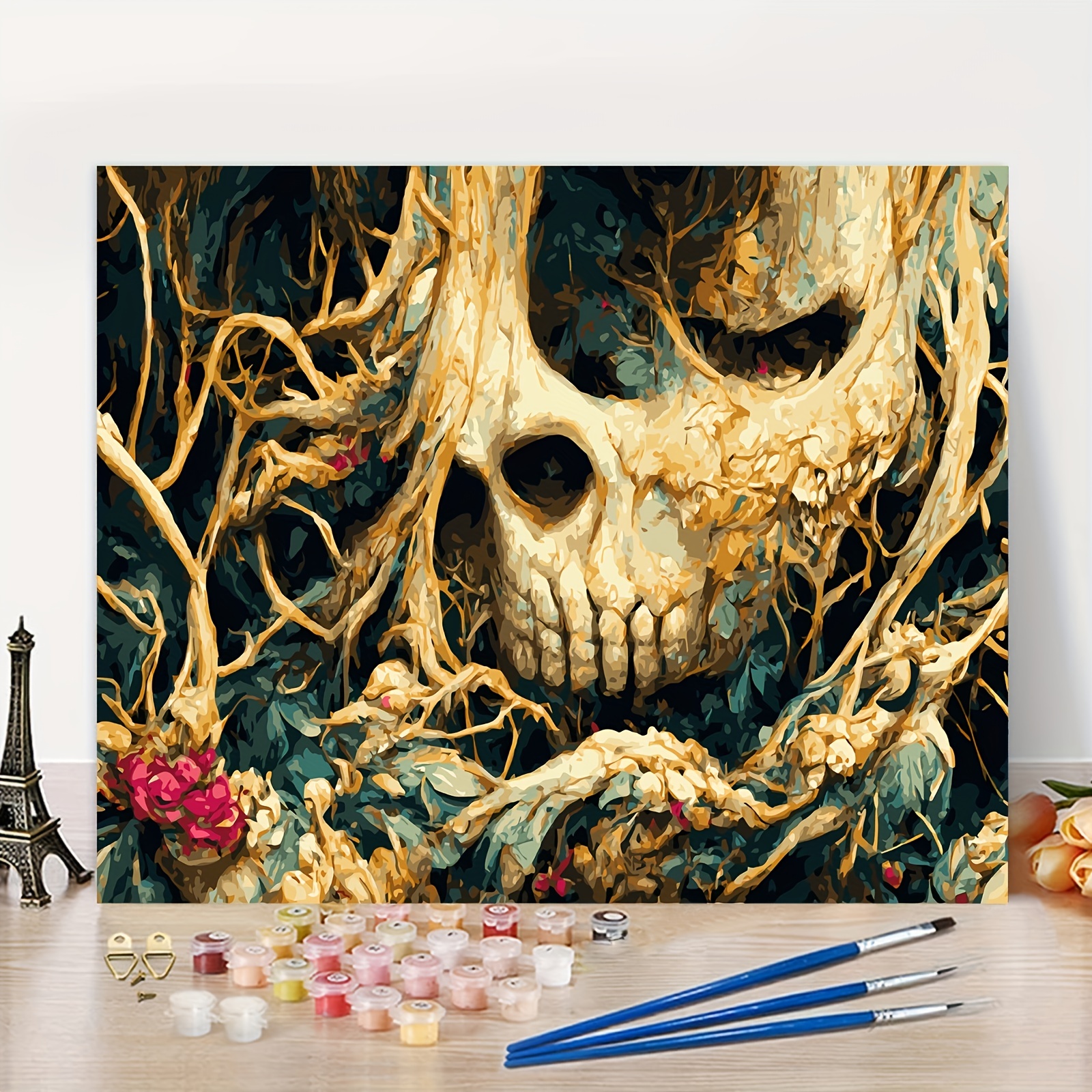 1pc Large Paint By Numbers Kit For Adults Beginners, 15.7x27.6inch, DIY  Christmas Gift Canvas Oil Painting Acrylic Paint Kit, Drawing Paintwork  With A