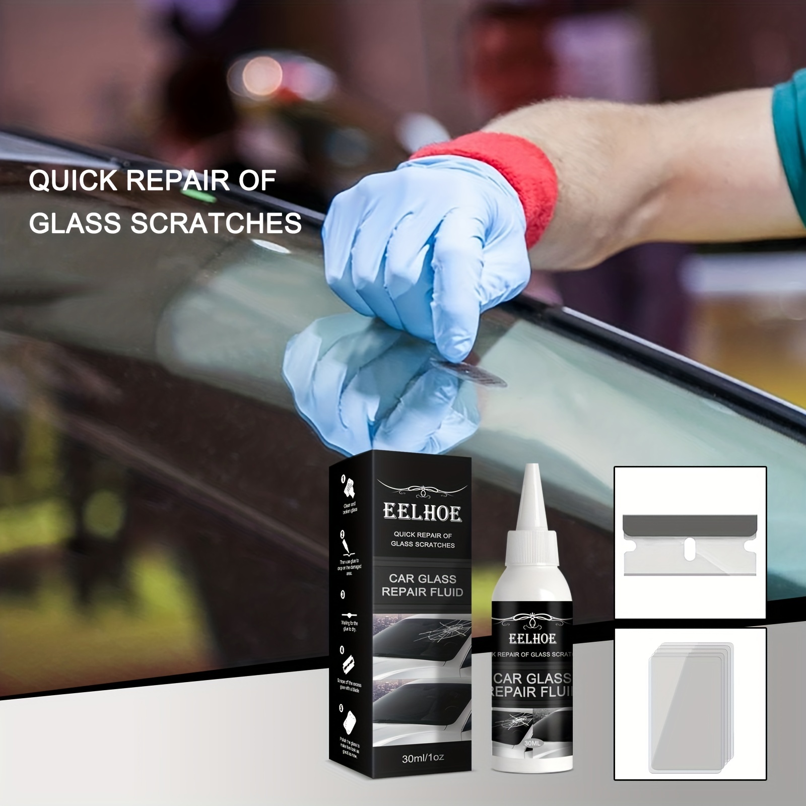 Auto Glass Repair Glue Windshield Crack Adhesive