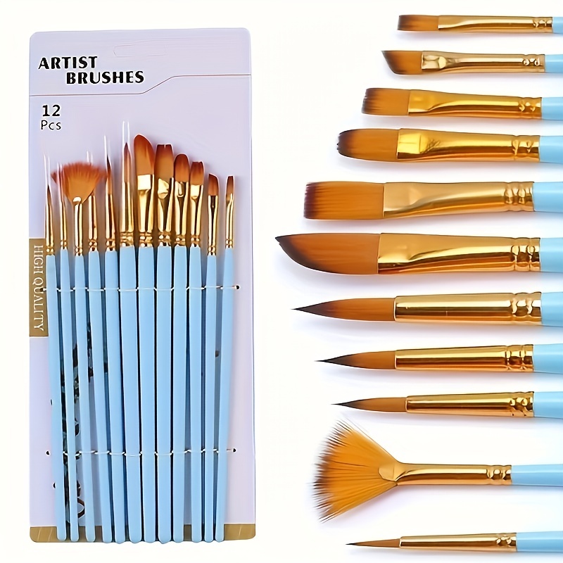 Paint Brushes For Adults Paint Brushes Set For Acrylic - Temu