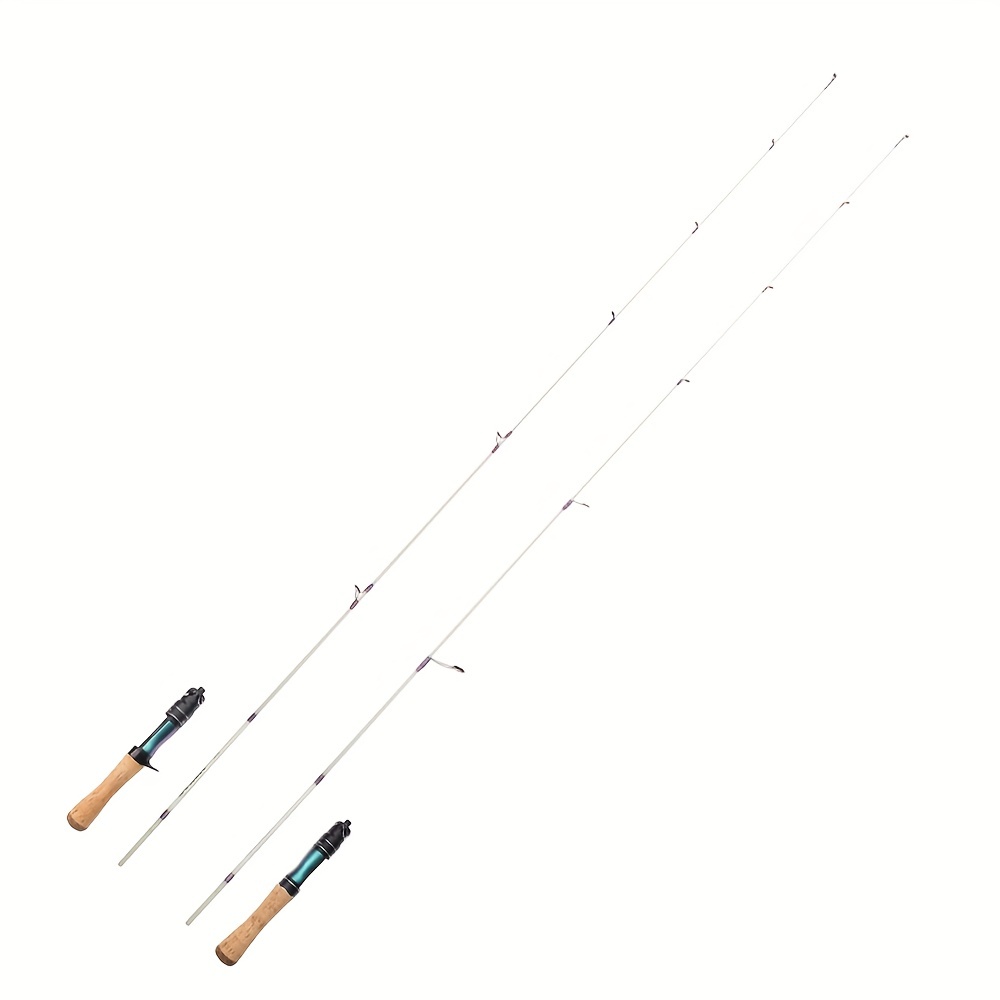 55.12inch UL Fishing Rod, Fiberglass Fishing Rod, Ultralight Trout Crappie  Fishing Rods