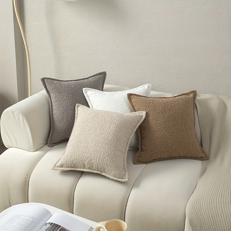 Solid Plain White | Throw Pillow