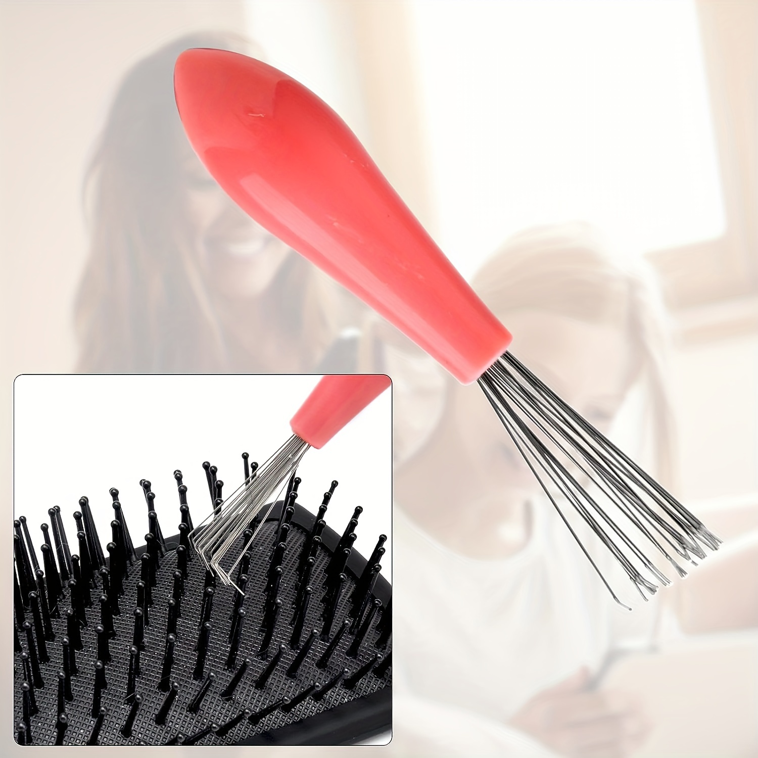 4Pcs Brush Brush Cleaner Tool Hair Remover for Cleaning Removing