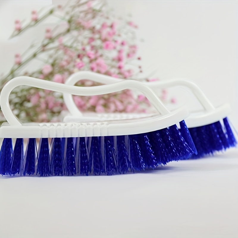 Hesxuno Household Plastic Laundry Brush Cleaning Brush Hard Bristle  Multi-functional Washbasin Brush Shoe Brush Clothes Board Brush