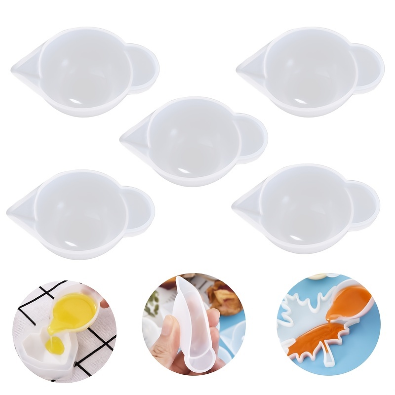 Silicone Stir Bar Mix Cup Mold Epoxy Resin Tools Reusable Mixing Measuring  Cups DIY Jewelry Making Stick Handmade Accessories 