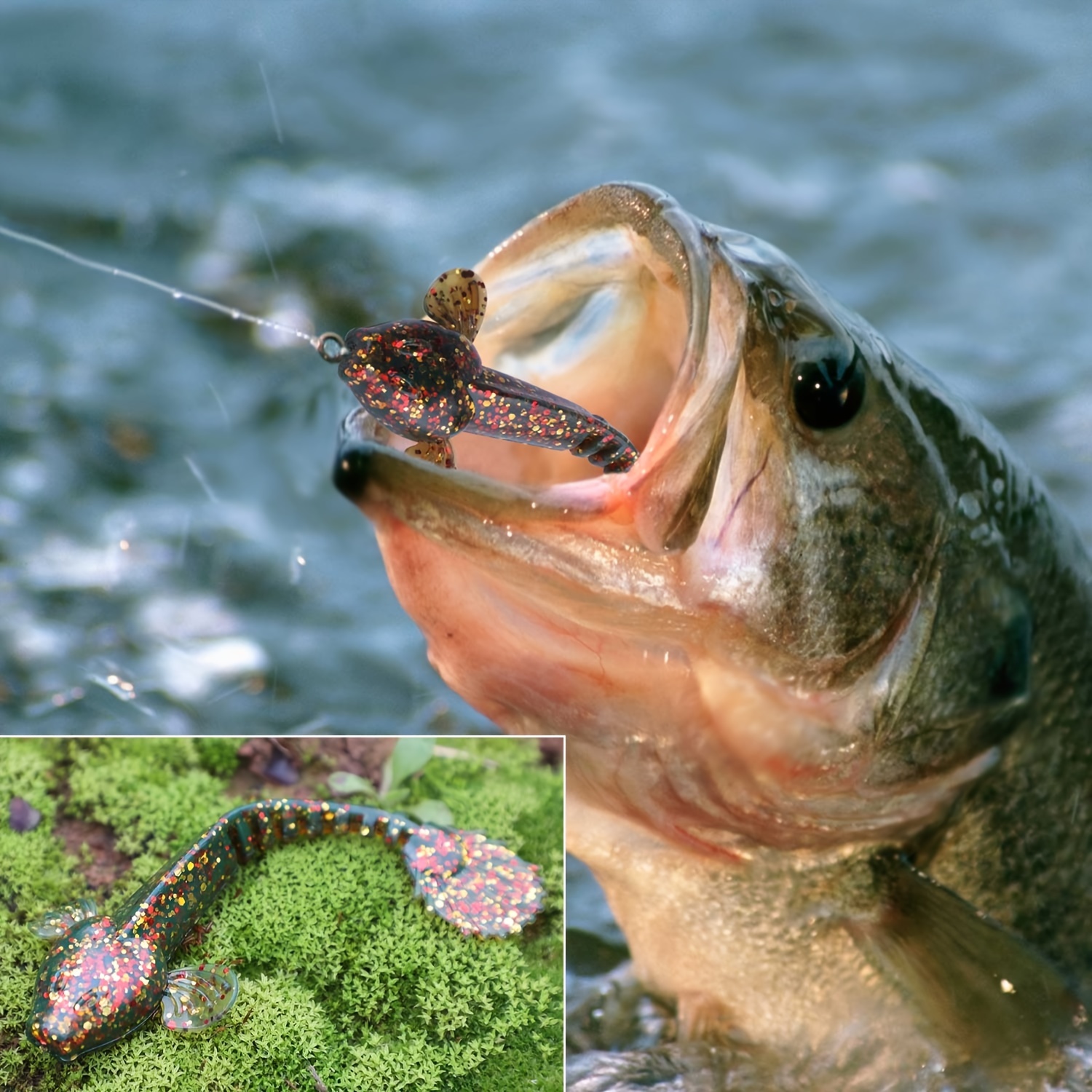 Sougayilang Soft Lure / Fishing Swimbait Lure Tail Worm - Temu Canada