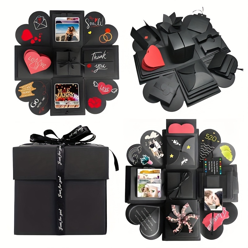 Wanateber Explosion Box DIY Gift - Love Memory Scrapbook Photo Box