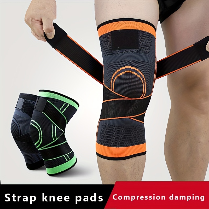 

1pc Breathable Knee Brace For Sports, Gym, Hiking, And Joint Support - High Elastic Protector For Fitness, Weightlifting, And Mountaineering
