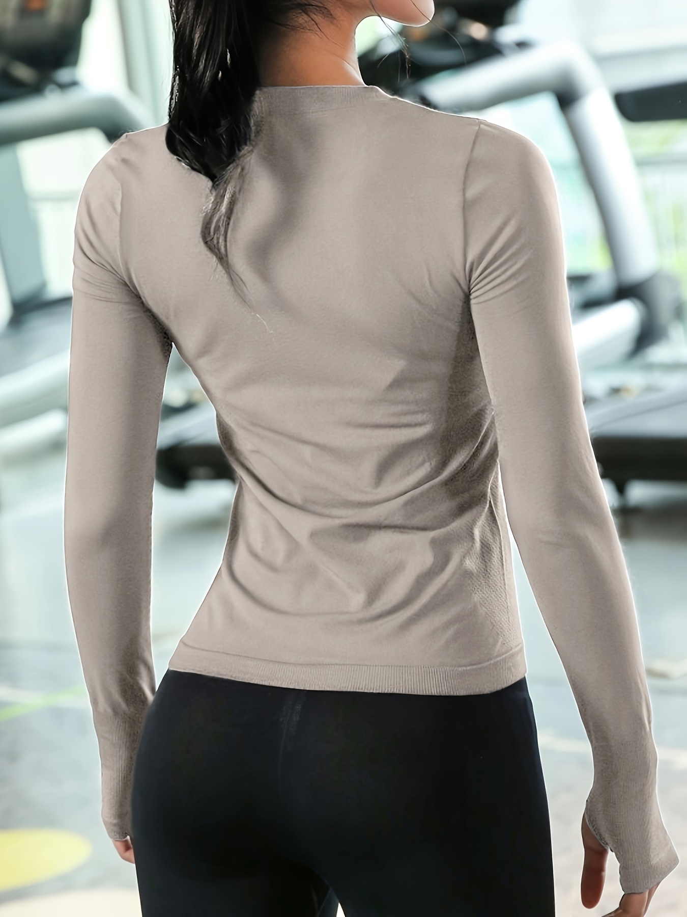 Women Compression Shirt Stretchy Short Sleeve Tight Fitting Athletic  Workout Running Yoga T-Shirt 