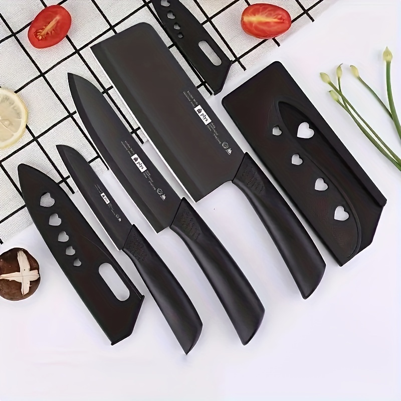 Sharp Ceramic Kitchen Knife With Protective Cover Ceramic - Temu