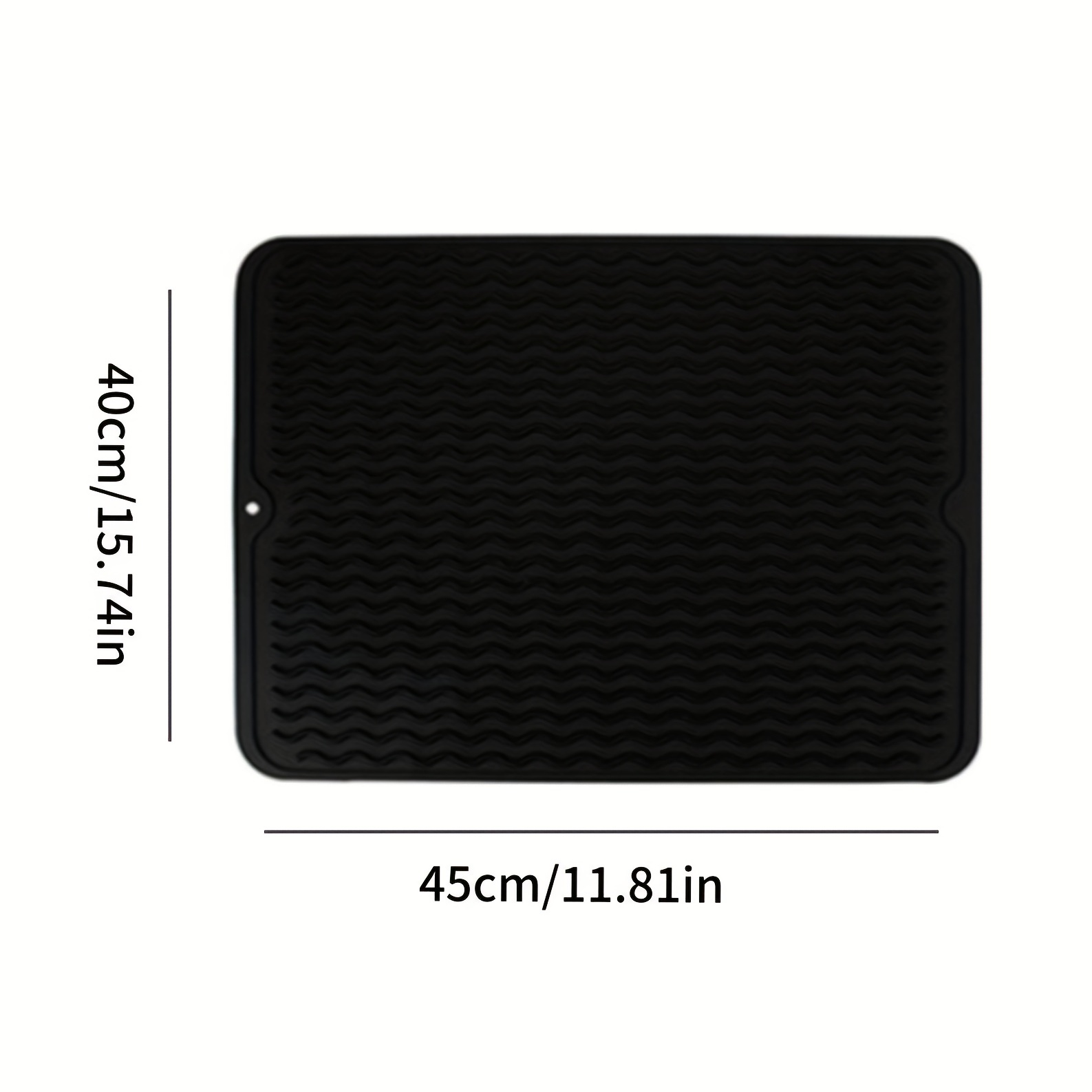 1pc, Multi-Functional PVC Drain Mat - Insulation, Water Control, and Filter  Pad for Kitchen Supplies