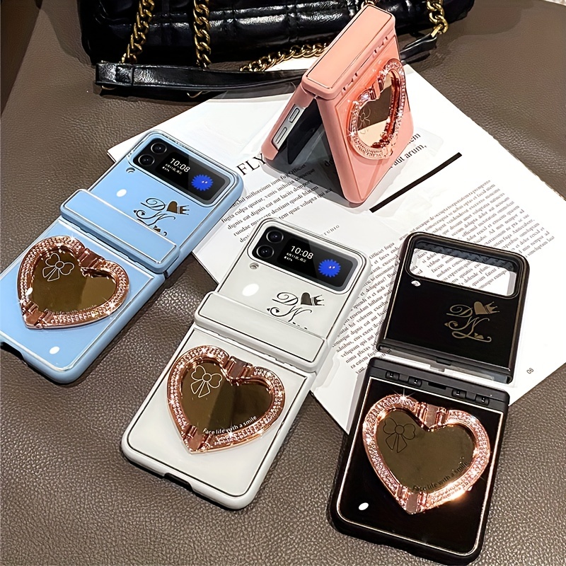 Butterfly Patterned Phone Case For Z Flip 4 & Galaxy Z Flip 3 - Stand Out  In Style! - Temu Bulgaria