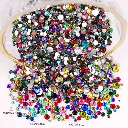 Self Adhesive Craft Jewels Jumbo Bling Crystal Gem Stickers Assorted Shapes Colors Rhinestone Stickers for Arts & Crafts Projects Pack of 110