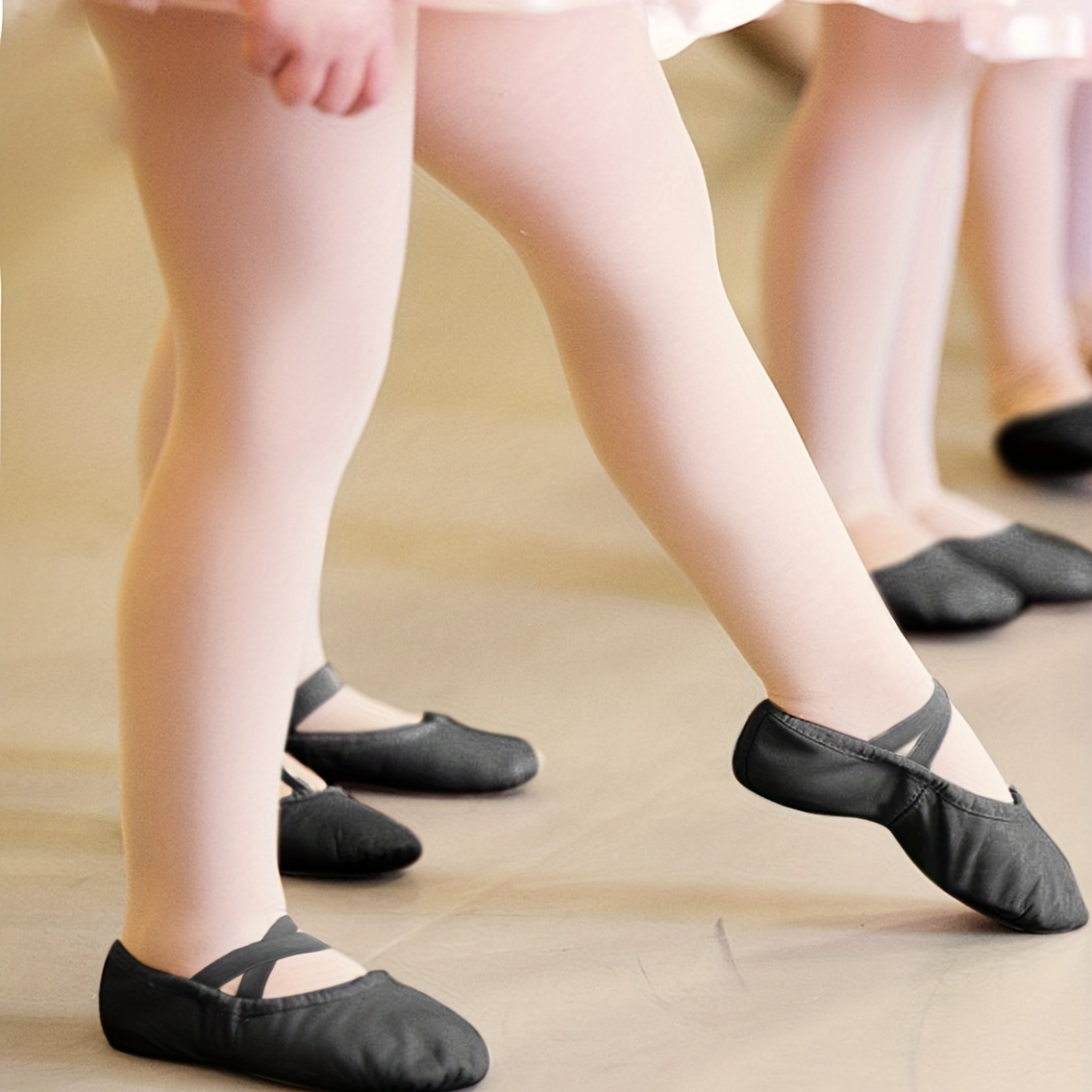 Zapatos De Baile De Ballet Para Niños, Zapatos De Práctica Suaves Y  Transpirables Para Niñas, Niños, Yoga Para Niños Pequeños