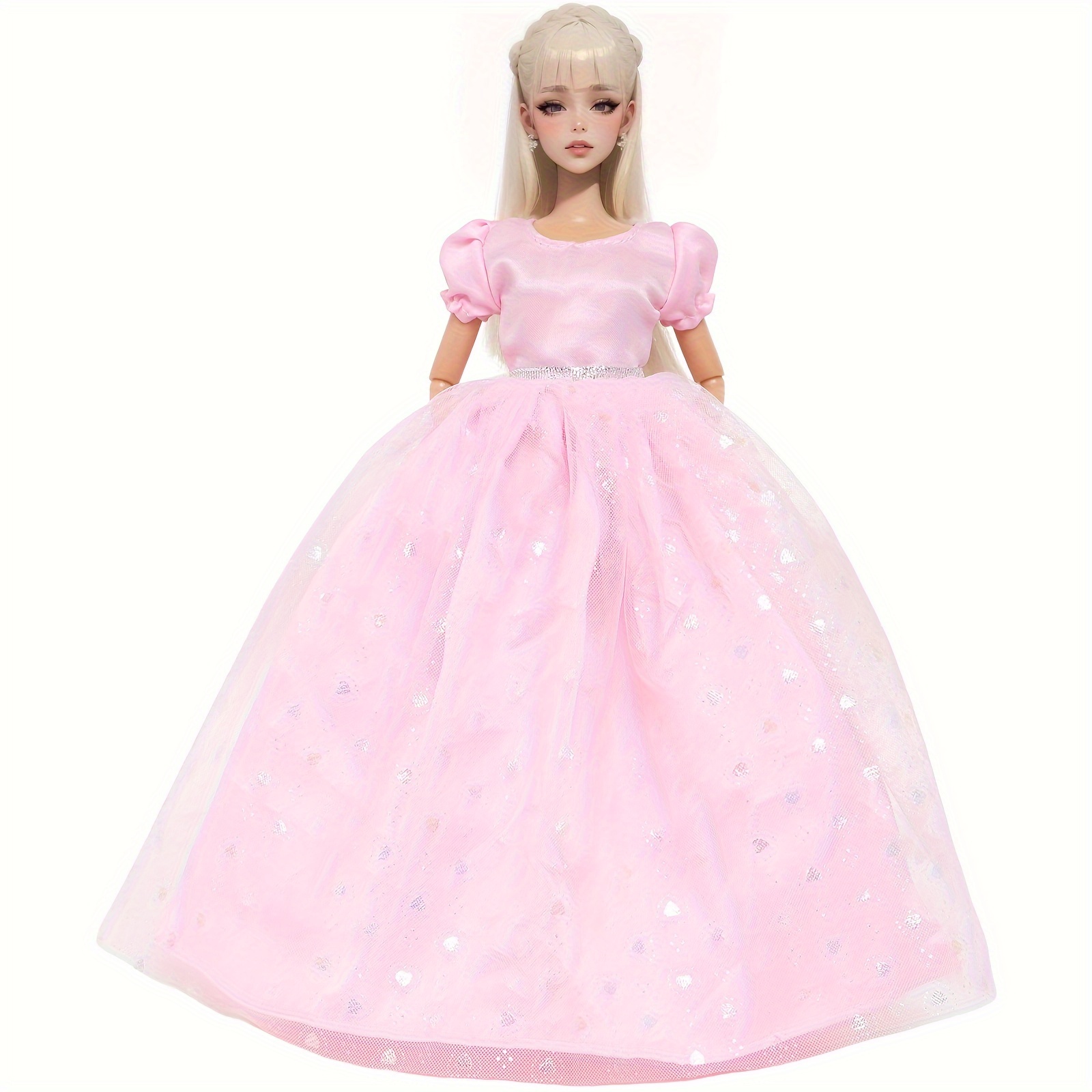 NTNAM 10 SetLot Princess Doll Dress Noble Party Gown for Barbie Doll  Fashion Design Outfit Gift for Girl' Doll 10Z JJ Color: U