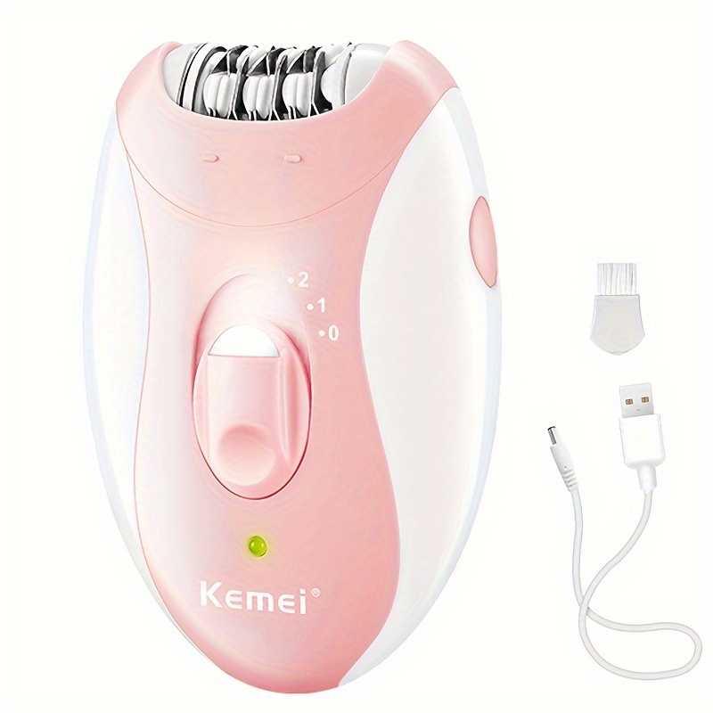 Brand KM 189B Cordless Hair Epilator For Women Electric USB Rechargeable Hair Remover For Leg And Underarm Electric Tweezer Machine