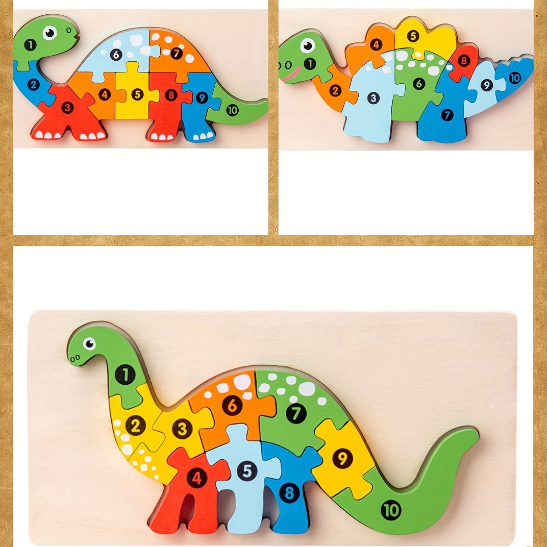  Montessori Mama Wooden Toddler Puzzles for Kids Ages 3