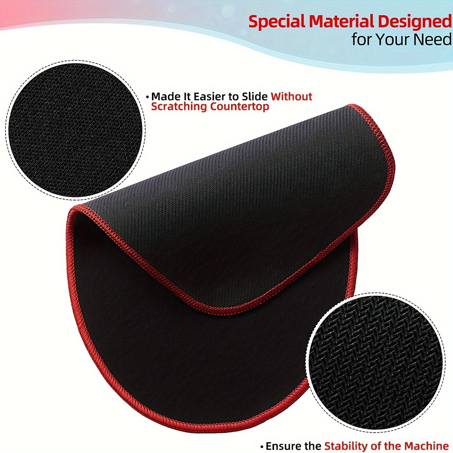 Pot Mat, Rubber Anti-slip Pad Mixer Mover For Stand Mixer, Mixer Slider Mat  Kitchen Appliance Mats Accessories, Kitchen Supplies - Temu